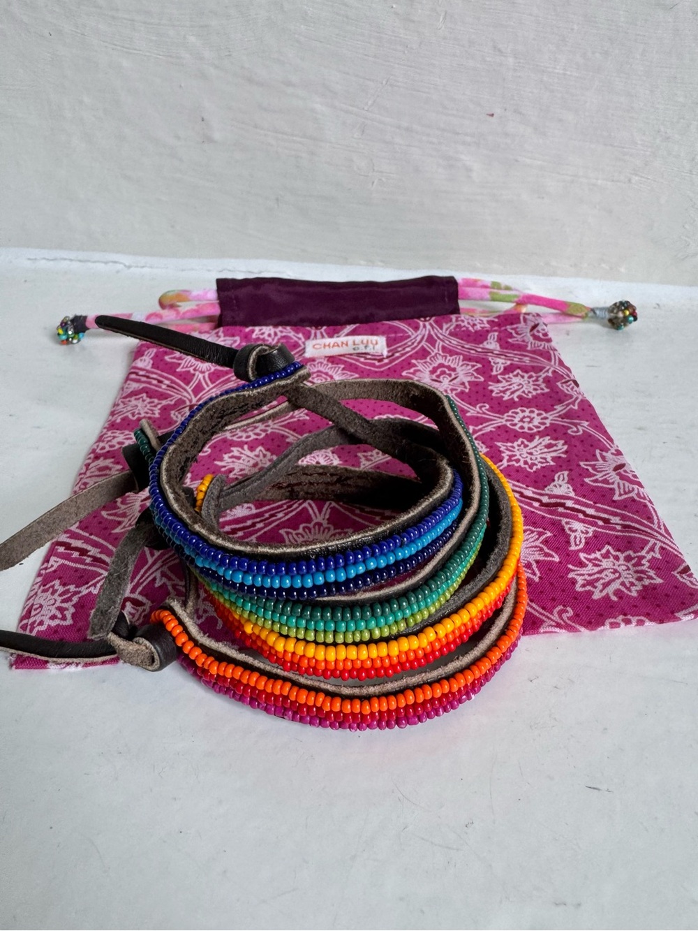Chan Luu seed bracelets set of 4